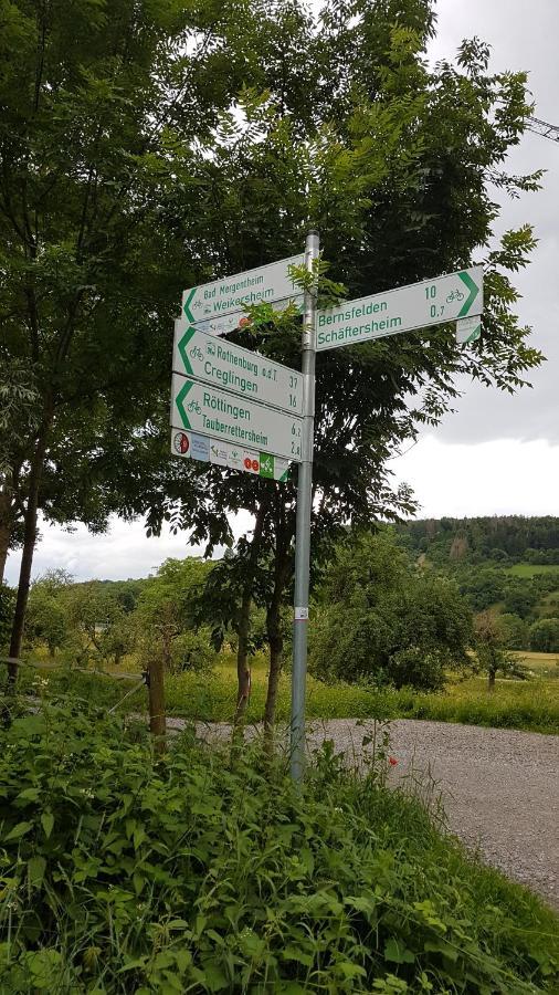 Tauberperle Appartement Weikersheim Buitenkant foto